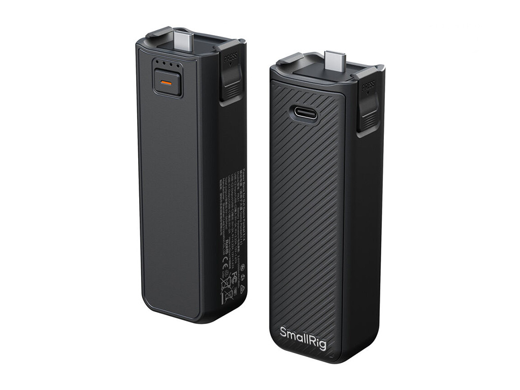 SmallRig 5705 DJI Osmo 3 / 4 için Kavrama Özellikli Powerbank - 20W 5000 mAh / 6.5 Saate Kadar Güç
