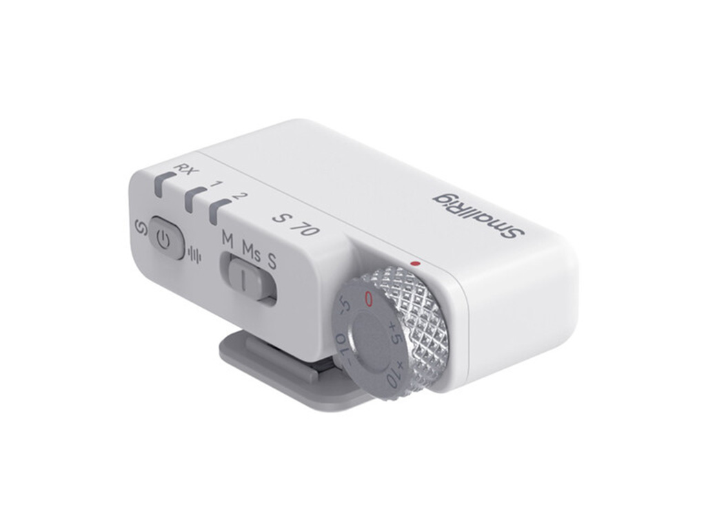 SmallRig 5716 S70 Gümüş 2 Kişilik 48kHz/24bit Kablosuz Yaka Mikrofonu Kamera ve Akıllı Telefonlar için
