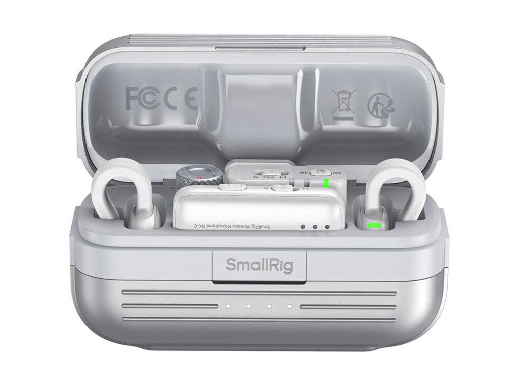 SmallRig 5716 S70 Gümüş 2 Kişilik 48kHz/24bit Kablosuz Yaka Mikrofonu Kamera ve Akıllı Telefonlar için