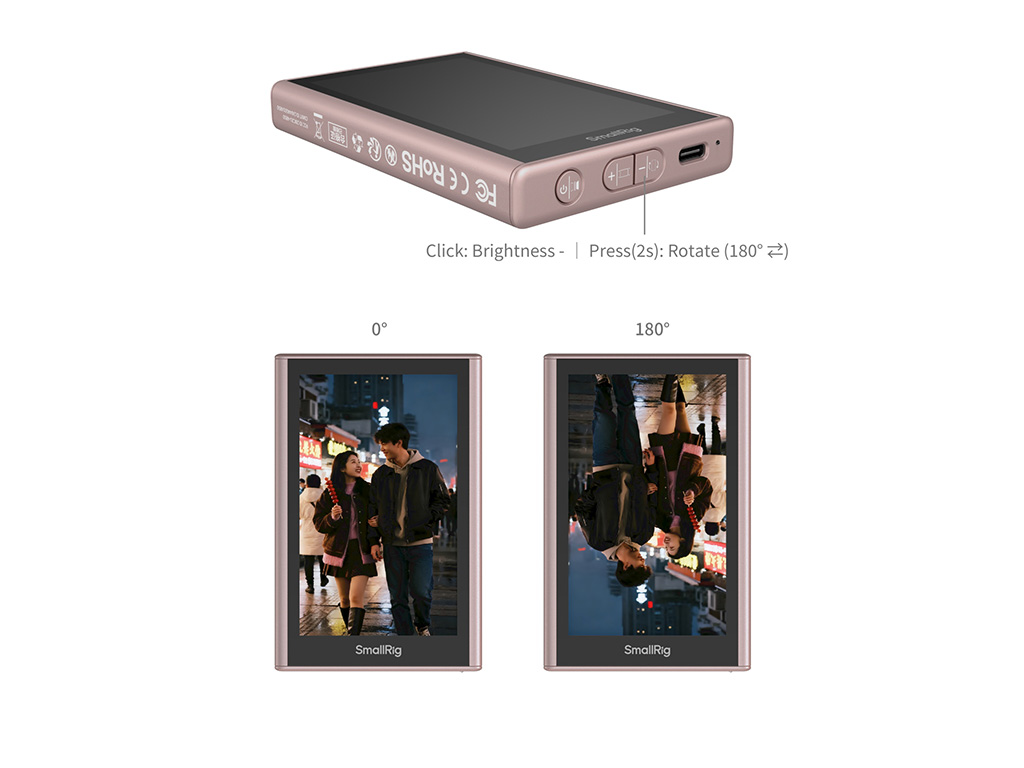SmallRig 5746 Cep Telefonları ile Uyumlu Magsafe Kablosuz Selfie Monitörü iOS ve Android Uyumlu, 10 Metre Mesafe