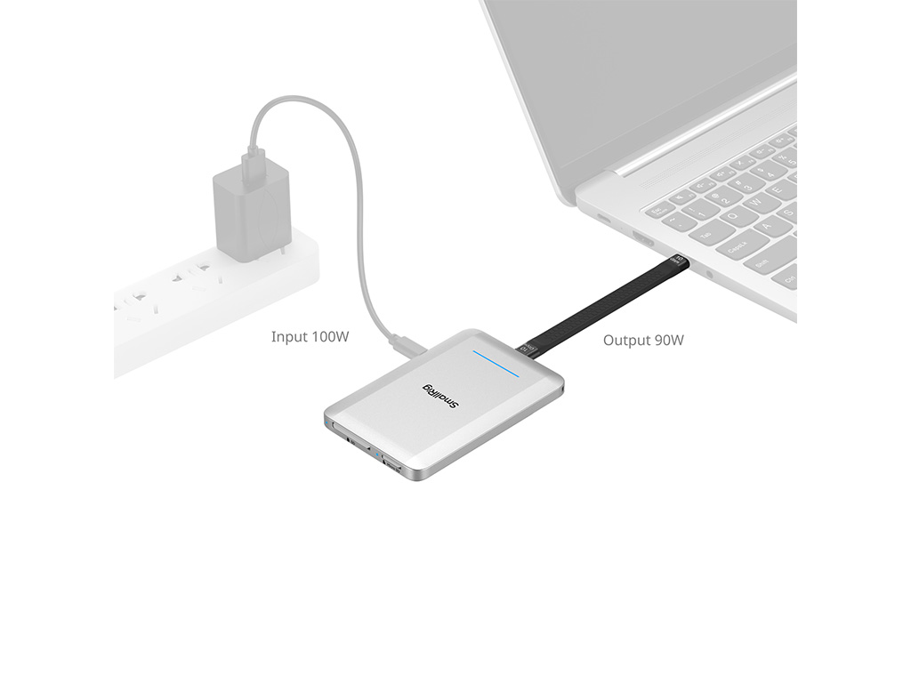 SmallRig 6292 Kart Okuyucu ve PD Özellikli 5 in 1 Magsafe 1 TB Taşınabilir SSD PD Şarj Desteği