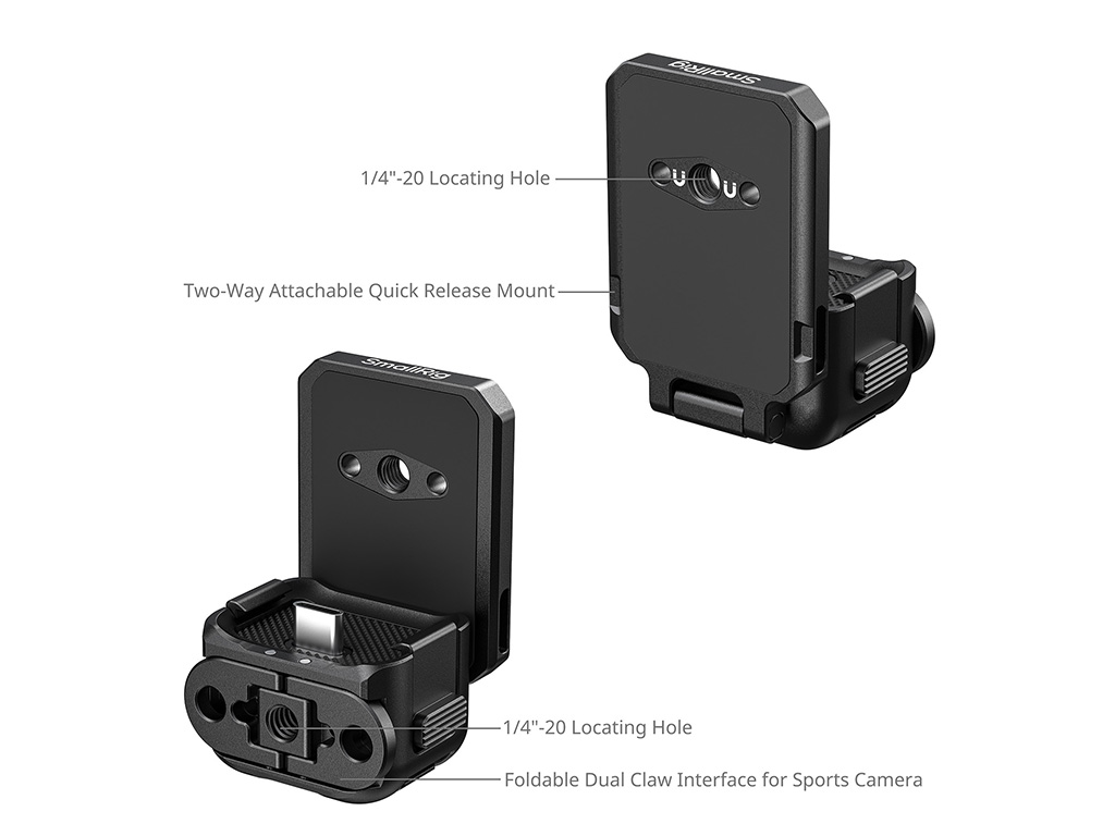 SmallRig 6359 DJI Osmo Pocket 4P / 4 / 3 Uyumlu USB-C Montaj Aparatı