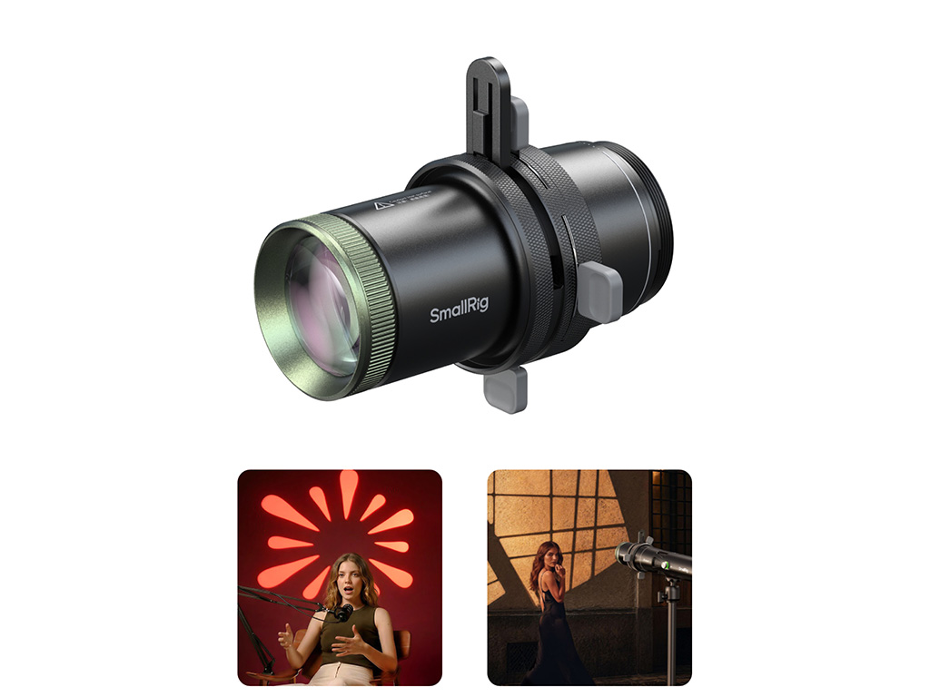 SmallRig 6376 RF 10C / RF 20C Uyumlu 4x Parlak SP Air Spotlight 10 Adet Gobo Dahil