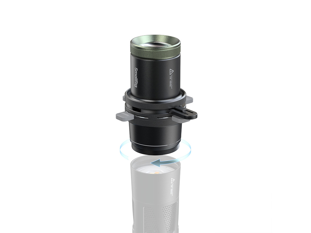 SmallRig 6376 RF 10C / RF 20C Uyumlu 4x Parlak SP Air Spotlight 10 Adet Gobo Dahil