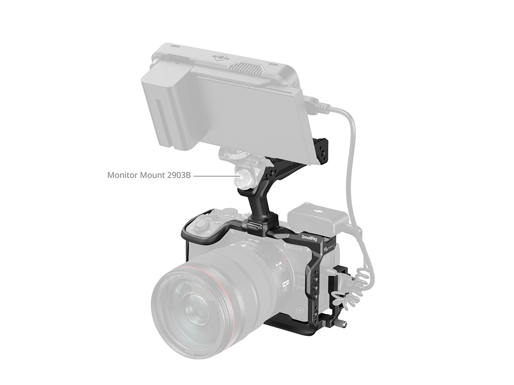 SmallRig 6379 Canon EOS R6 V Uyumlu HawkLock Hızlı Çıkarma Full Kafes Seti Üst Tutma Kolu ve Kablo Tutucu Dahildir