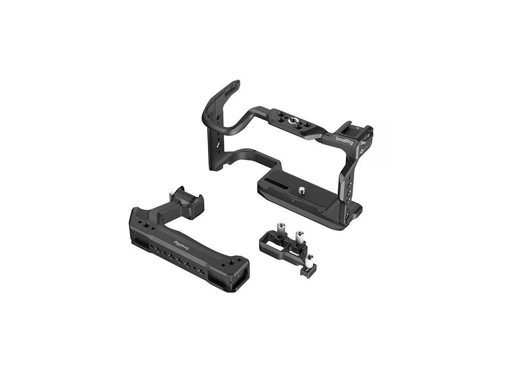 SmallRig 6379 Canon EOS R6 V Uyumlu HawkLock Hızlı Çıkarma Full Kafes Seti Üst Tutma Kolu ve Kablo Tutucu Dahildir
