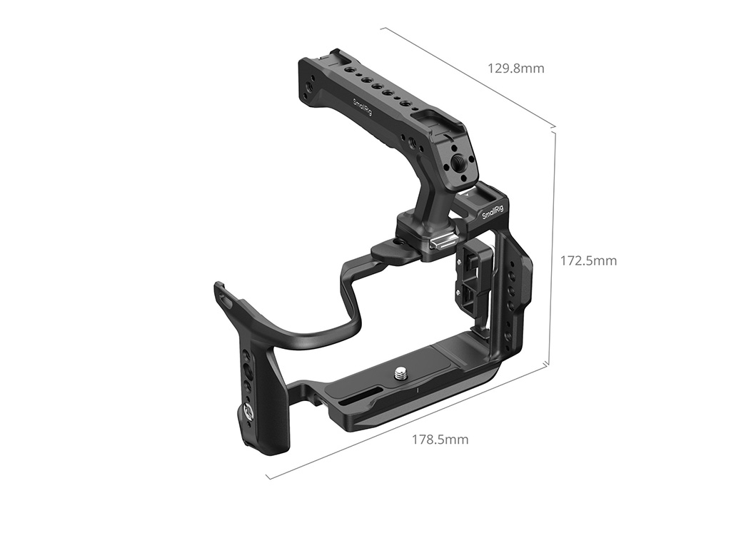 SmallRig 6379 Canon EOS R6 V Uyumlu HawkLock Hızlı Çıkarma Full Kafes Seti Üst Tutma Kolu ve Kablo Tutucu Dahildir