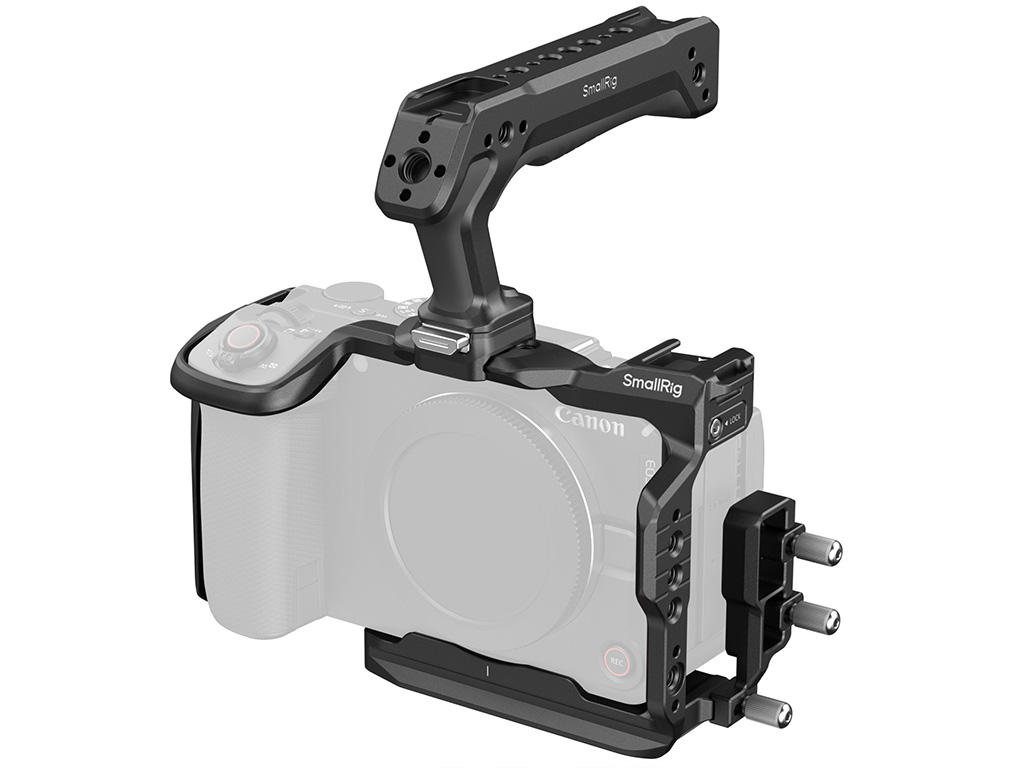 SmallRig 6379 Canon EOS R6 V Uyumlu HawkLock Hızlı Çıkarma Full Kafes Seti Üst Tutma Kolu ve Kablo Tutucu Dahildir