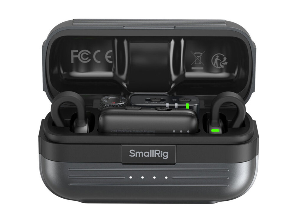 SmallRig 6526 S70 Siyah 2 Kişilik 48kHz/24bit Kablosuz Yaka Mikrofonu + Silikon Kılıf Seti Kamera ve Akıllı Telefonlar için