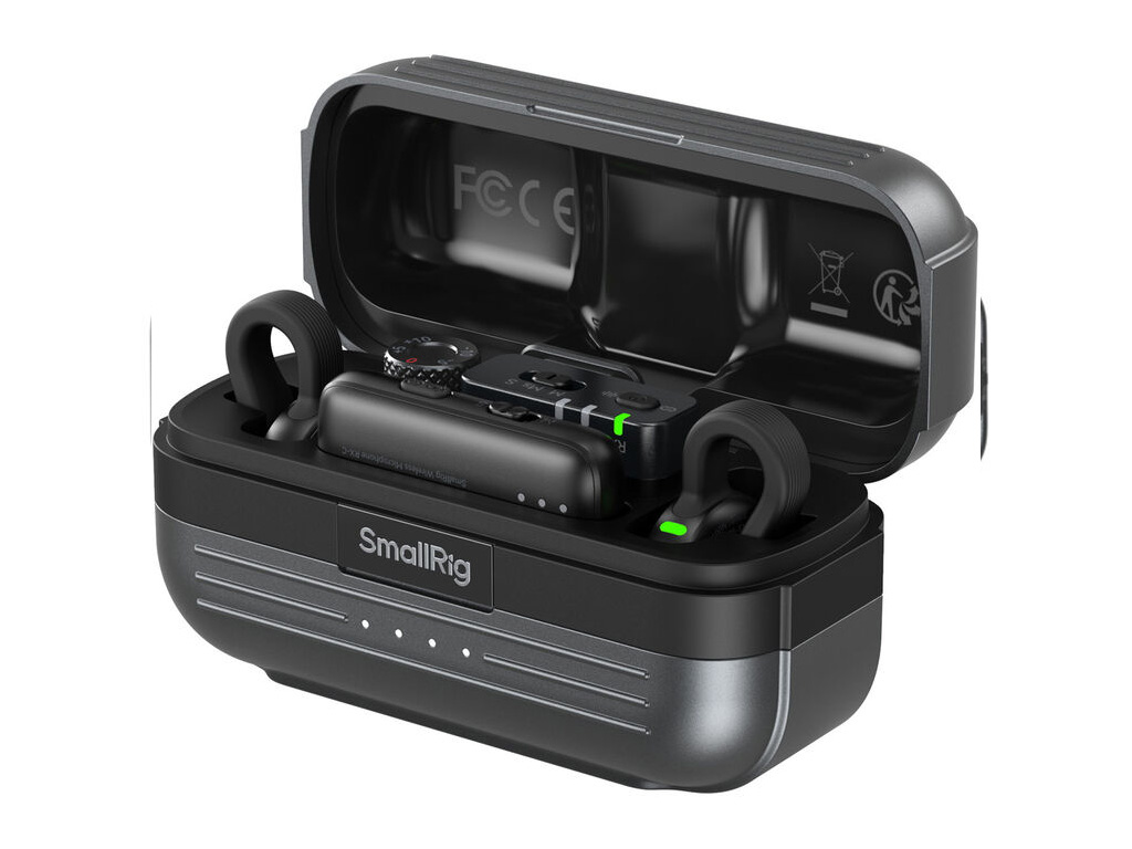 SmallRig 6526 S70 Siyah 2 Kişilik 48kHz/24bit Kablosuz Yaka Mikrofonu + Silikon Kılıf Seti Kamera ve Akıllı Telefonlar için