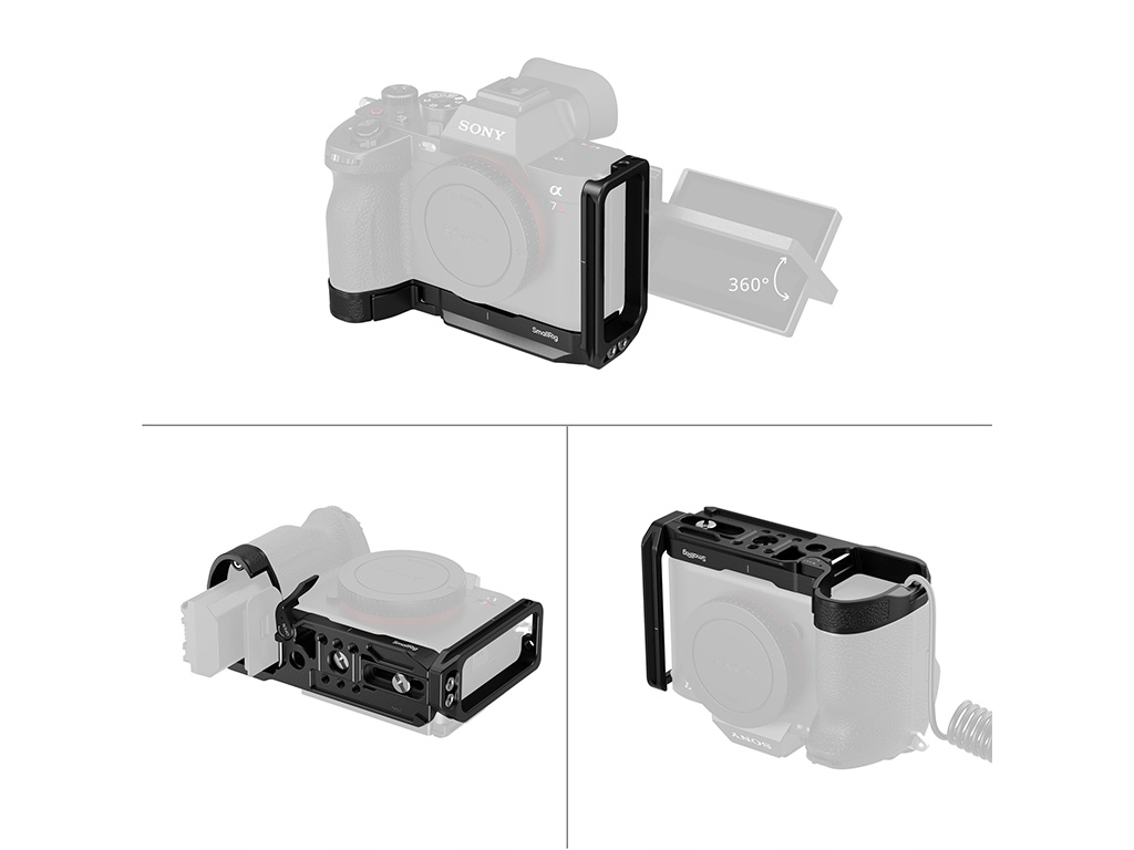 SmallRig 6706 Sony A7R VI Uyumlu Arca Swiss L Braket