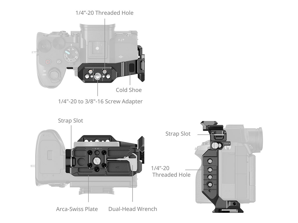 SmallRig 6023 Sony A7 V / A7 IV Uyumlu Kafes