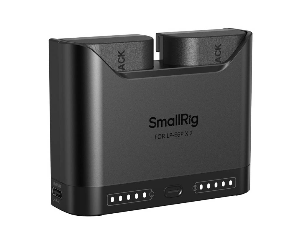 SmallRig 5485 Canon LP-E6P Turbo Hızlı 2 Batarya + Şarj Kiti 2 Batarya + Turbo Şarj Aleti