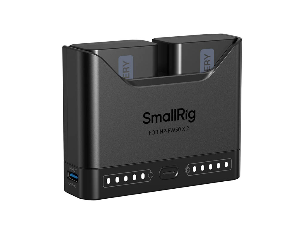 SmallRig 5488 Sony NP-FW50 Turbo Hızlı 2 Batarya + Şarj Kiti 2 Batarya + Turbo Şarj Aleti