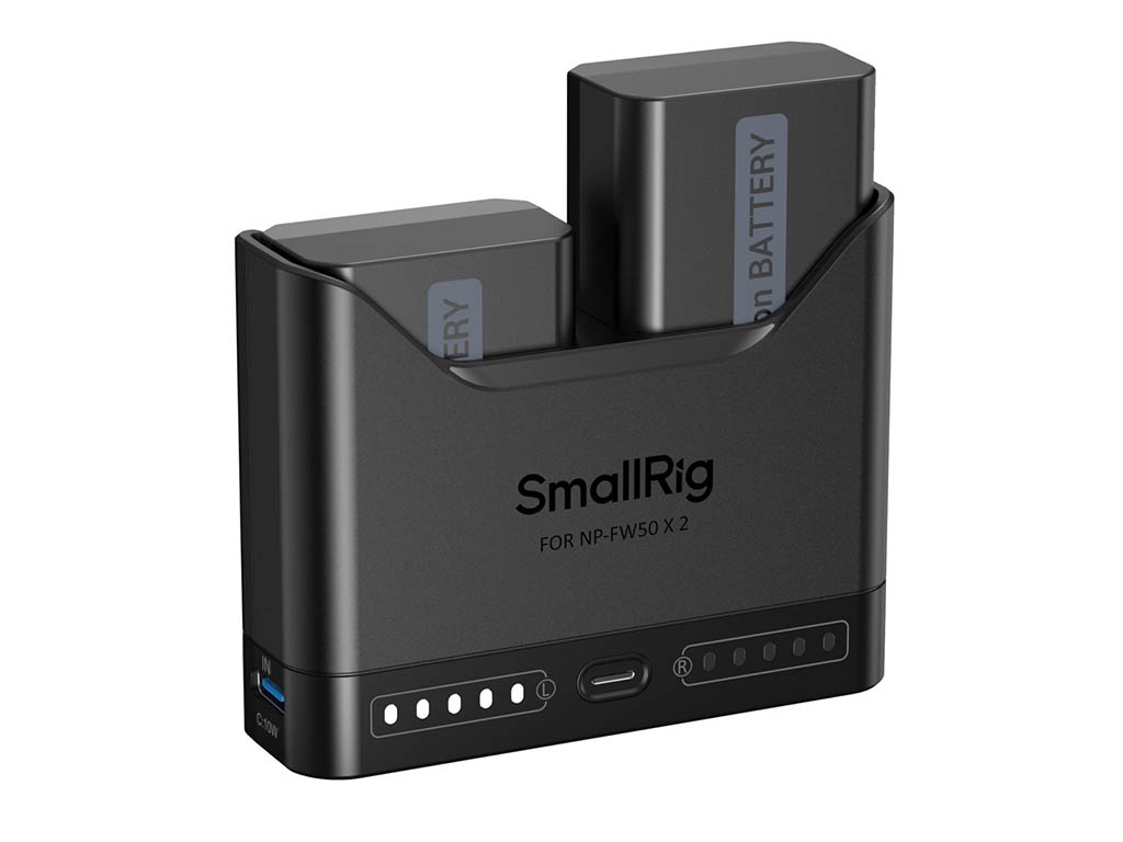 SmallRig 5488 Sony NP-FW50 Turbo Hızlı 2 Batarya + Şarj Kiti 2 Batarya + Turbo Şarj Aleti
